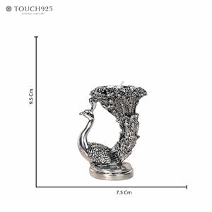 งานประติมากรรมรูปนกยูงและนกอินทรีทองเหลือง วัสดุโลหะอะลูมิเนียมหล่อขึ้นรูป สำหรับตกแต่งบ้านและโต๊ะอาหาร สไตล์โมเดิร์น - Product Image 5