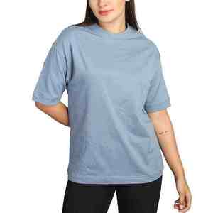 T-shirt en jersey de coton respirant à col roulé sans manches, coupe ajustée, couleur unie, pour femme, saison printemps - Product Image 1