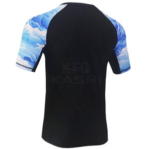 Camiseta de Manga Corta con Protección UV, Ecológica, Antibacteriana, de Poliéster/Nailon, de Secado Rápido y Transpirable, para Natación y Actividades al Aire Libre - Product Image 3