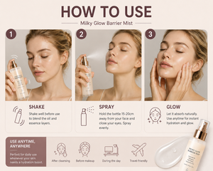 Radiance Barrier Facial Mist, Spray Hidratante con Ácido Hialurónico, Esencia Ligera para un Brillo Radiante, Producto Coreano para el Cuidado de la Piel - Product Image 3