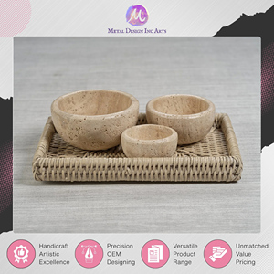 Proveedor con Experiencia en Venta al por Mayor de Cuencos Decorativos Redondos Hechos a Mano de Mármol Travertino para Decoración del Hogar en Oferta - Product Image 6
