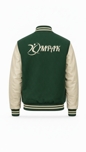 Chaqueta Varsity Estilo Americano Profesional, Mangas en Contraste, con Capucha, Unisex, Invierno, Ecológica, Logotipo Frontal - Product Image 6