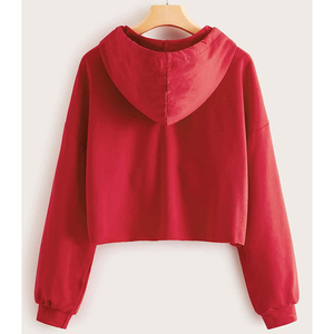 Top corto deportivo de manga larga para mujer Berry Bloom de alta calidad, elástico y suave, de poliéster, para entrenamiento. - Product Image 5