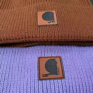 Casquette en coton 100% tricotée sur mesure, design personnalisé, bonnet d'hiver pour adultes, pour les voyages à la plage, bonnets pour hommes et femmes - Product Image 4