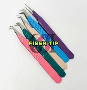 90/45/Boot/Straight Eyelash Extension Tweezers Set Anti Slip Stainless Steel Volume <b>Lash</b> Tweezers Custom Logo Color Anti-Magneti - Product Image 1
