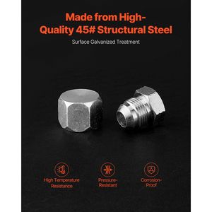 Kit di 72 Raccordi Idraulici JIC per Uso Industriale, Set Completo di Accessori per Tubi e Condotti - Product Image 4