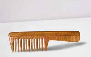 Peine de Madera Natural con Mango Largo, Antiestático y Anticaída, Herramienta para el Cuidado del Cabello, para un Cabello Suave, Uso en Hoteles, Tipo Láser - Product Image 3