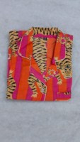 Ensemble de vêtements de plage pour femmes, à rayures verticales florales, tissé, col rond, manches longues, en coton, élégant, séchage rapide, fait main, printemps-été