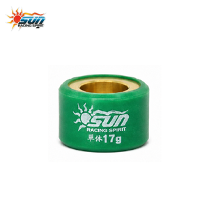 Kit de galets CVT SUN RACING WRL2012-17 pour YAMAHA MIO125 MIOi125 N-MAX AEROX 20x12mm 17G – Poids de variateur performance 6 pièces - Product Image 5