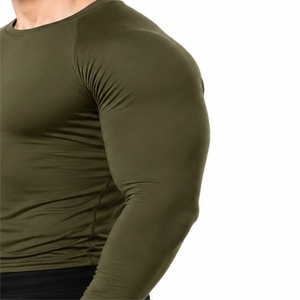 Custom <b>Men's</b> <b>Compression</b> Long Sleeve <b>Shirt</b> Quick Dry Long Sleeve Tee Quick Dry Breathable Fitness Top For <b>Men</b> <b>Compression</b> <b>Shirt</b> - Product Image 6