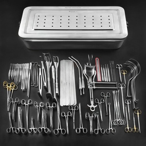 Ensemble complet d'instruments chirurgicaux en acier inoxydable Salaar Industry Major Laparotomy, outils manuels de chirurgie abdominale, classe I - Product Image 2