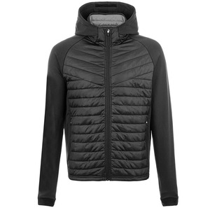 Chaqueta Acolchada para Hombre con Capucha, Ligera, Cálida, para Invierno, Cómoda, Resistente al Viento, para Uso en Exteriores - Product Image 1