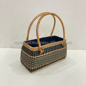 Sac à main en bambou au design simple - Product Image 3