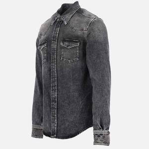 New Arrival Winter Men's Vintage <b>Denim</b> <b>Jacket</b> High Quality OEM Casual Streetwear 100% Cotton Windproof Quick Dry Breathable - Product Image 5