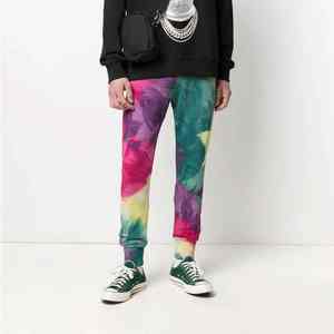 กางเกงจ็อกเกอร์ผู้ชายทรงสลิมฟิต พิมพ์ลายดิจิตอล กันลม เหมาะสำหรับออกกำลังกายและเล่นกีฬา - Product Image 5