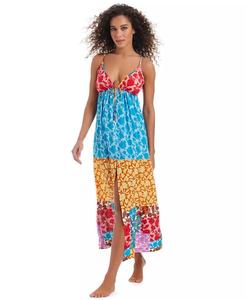 Maxi abito da bagno a strati Boheme da spiaggia da donna coprente, esclusivamente a - Product Image 1