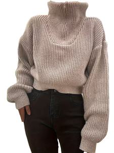 Pull court décontracté à manches régulières pour l'automne/hiver, respirant, flatteur pour la silhouette, polyvalent, fabriqué au Bangladesh - Product Image 2