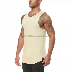 Camiseta sin Mangas Deportiva Transpirable de Punto Personalizada para Hombre, Nueva para 2026, para Entrenamiento, Gimnasio, Correr - Product Image 3