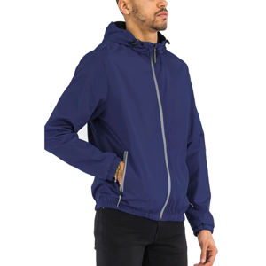 Vestes en nylon de bonne qualité, design d'étiquette personnalisé, veste de sport imperméable, OEM/ODM, veste coupe-vent en nylon softshell pour hommes - Product Image 1