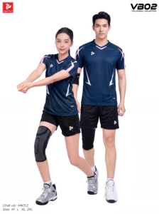 ชุดวอลเลย์บอลแบบกำหนดเอง JP VB02 เสื้อเจอร์ซีย์ระบายอากาศ แห้งเร็ว ผลิตจากโพลีเอสเตอร์ พิมพ์ลายด้วยความร้อน ชุดกีฬาสำหรับผู้ชายและผู้หญิง รับผลิตแบบ OEM ODM - Product Image 4