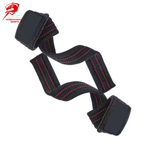 Sangles de levage robustes avec sangle renforcée, boucles de poignet sécurisées, coutures solides et durables pour l'entraînement musculaire - Product Image 1