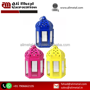 โคมไฟผู้ถือทีไลท์โลหะมินต์ขนาดเล็ก (ชุด 2) สําหรับเทศกาลการตกแต่งในร่มและกลางแจ้งที่ปรับแต่งได้ - Product Image 5