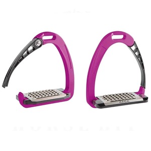 Étriers de sécurité pour chevaux à dégagement rapide, antidérapants, amortisseurs, en aluminium, pour l'équitation anglaise - Product Image 3