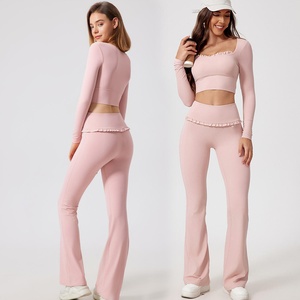 Womens Seamless Workout <b>Yoga</b> Outfits Sets - Shaghaf Sports - Product Image 1