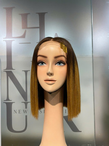 Prix de gros Extensions de cheveux humains vietnamiens vierges bruts 100% naturels, perruque Lace ultra-lisse couleur Ombré Roux, Super Double Drawn - Product Image 4