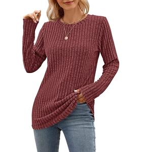 Suéter de Cuello Alto para Mujer, Tejido, con Logotipo Personalizado en la Parte Delantera, Holgado, Manga Larga, Casual, Invernal, Sólido, Antiarrugas, Transpirable, 100% Acrílico - Product Image 6