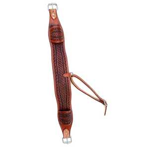 Calidad superior Caballo de cuero marrón Western Tooled Girth Cinch Billets Mejor precio con tipo de gancho - Product Image 2