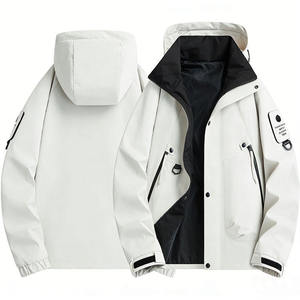 Chaqueta Softshell Personalizada al por Mayor con Logotipo, Impermeable, Cortavientos, con Capucha, para Hombre y Mujer, para Trabajo al Aire Libre, Viajes, Pesca, Correr, Escalar - Product Image 1
