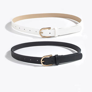 Ceinture formelle en cuir véritable pour homme, noire, en cuir de vachette, avec boucle rectangulaire en alliage, durable, moulage monobloc, largeur 1,5 pouce, 42 - Product Image 6