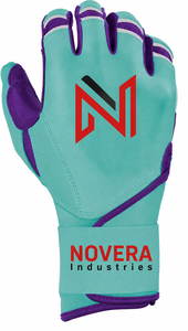 Gants de frappeur de baseball en cuir de chèvre OEM ODM, à doigts complets, de qualité supérieure, avec logo personnalisé, fabrication en usine, exportation - Product Image 3