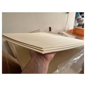 Madera Contrachapada Lisa de 3 mm, Cortada con Láser, Sin Acabado, para Tallado, Pintura y Manualidades - Product Image 2