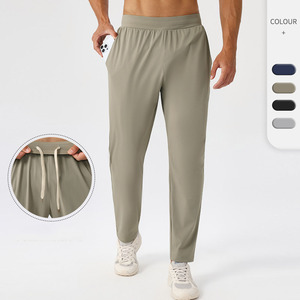 Pantalon de jogging décontracté pour homme, coupe droite, respirant, séchage rapide, poids moyen, en velours côtelé, écologique, avec cordon de serrage - Product Image 4
