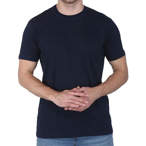 เสื้อยืดออกกำลังกายผู้ชายผ้าโพลีเอสเตอร์คอตตอนถักเนื้อผ้า 180GSM สีพื้นเรียบ พร้อมสกรีนโลโก้ตามสั่ง - Product Image 2