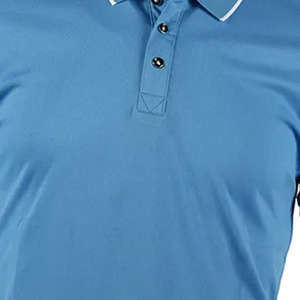 Chemise de golf haut de gamme pour l'extérieur, respirante, séchage rapide, coupe confortable, 100 % polyester, tissu Dobby, production en gros d'usine - Product Image 4