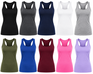 Camiseta Deportiva Personalizada para Mujer, de Secado Rápido, Ligera, Transpirable, sin Mangas, para Gimnasio, Entrenamiento, Fitness, OEM, ODM, Marca Privada - Product Image 2
