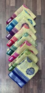 In Stock Items Quick Dry Lightweight Linen <b>Fabric</b> Florals Woven Material For Girls Women Apparel Dress <b>Sari</b> Boutique Clothing - Product Image 4