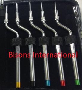 Bison - Lot de 10 osteotomes dentaires pour sinus lift, codés par couleur + marteau à os offert - Product Image 4