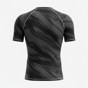T-shirt de protection premium pour hommes, femmes et enfants, MMA, BJJ, Jiu-Jitsu, entraînement sans kimono, personnalisé, sublimé, durable, compression, vente en gros - Product Image 2