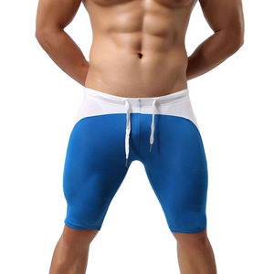 Shorts de course à compression à séchage rapide pour hommes, taille mi-haute, pour la gym et le fitness, avec logo couleur personnalisé et cordon de serrage - Product Image 5