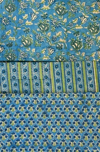 Proveedor de Tela de Algodón Indio Hecha a Mano al por Mayor, Tela Sanganeri con Estampado a Bloque, Material en Bruto para Vestidos, Pedidos al por Mayor - Product Image 5