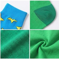 Chaussettes en coton respirantes pour adultes, motif Mario, Luigi, Yoshi et étoiles, style décontracté pour l'été.