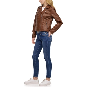 Women's Genuine Lambskin Leather Blazer Double-Breasted <b>Slim</b> <b>Fit</b> <b>Jacket</b> Custom Fashion Coat 2026 High Quality - Product Image 3