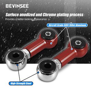 BEVINSEE Kit de enlace de barra estabilizadora trasera 80mm 100mm ajustable para BMW E46 3 Series <span class=keywords><strong>316i</strong></span> 318i 320i 323i 325i 328i 330i 1999-2005 <span class=keywords><strong>2006</strong></span> - Product Image 4