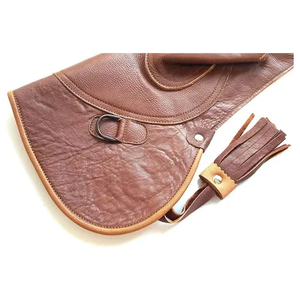 Guantes de Cetrería de Nuevo Diseño para Manipulación de Aves, Colores Personalizados, Largos, de Cuero de Alta Calidad, Doble Capa - Product Image 4