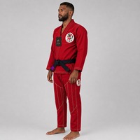 Suministro Directo de Fábrica, Kimono de Jiu Jitsu Personalizado de Alta Calidad, Tejido de Poliéster/Algodón, Ligero y de Secado Rápido