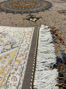 Alfombra Persa de Seda Hecha a Mano de Primera Calidad, Moderna, Fina, Anudada a Mano, Antideslizante, Lavable, con Diseño Personalizado, de 2-3 mm de Grosor, Plegable - Product Image 2